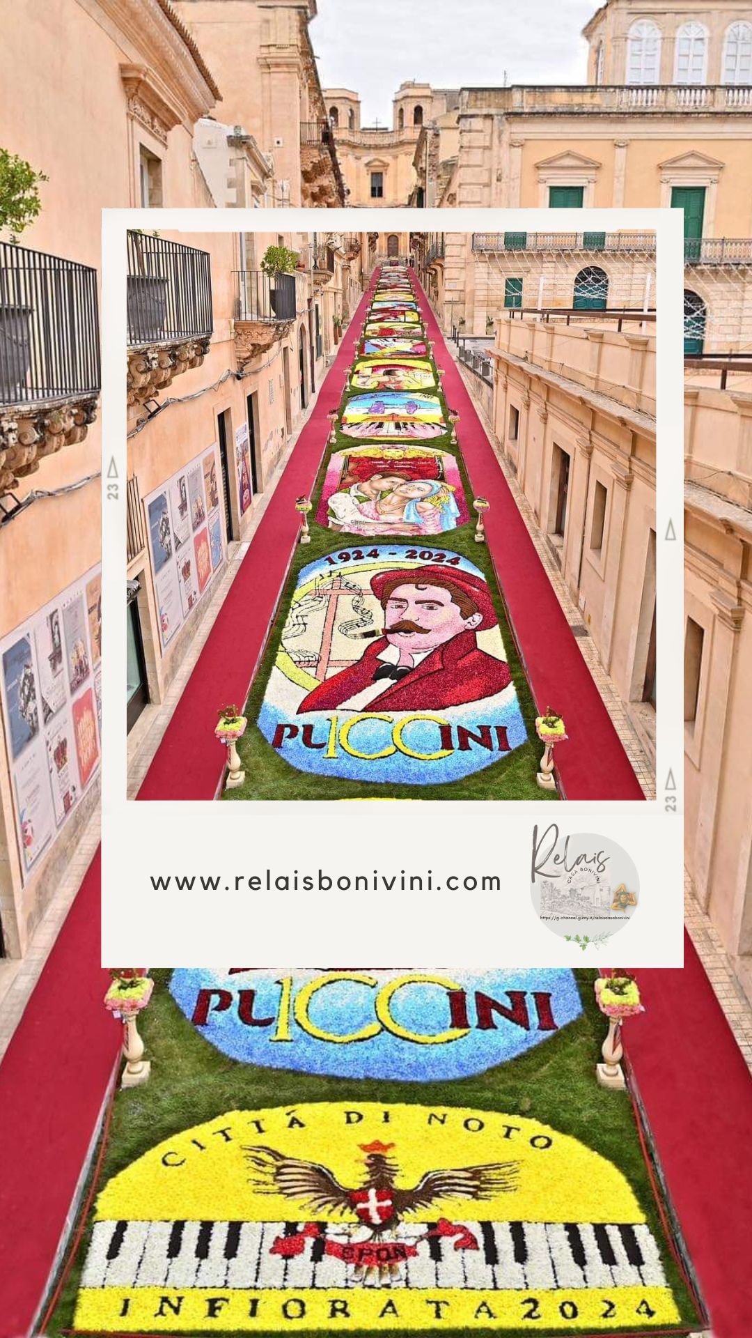 Infiorata di Noto: il tappeto di fiori!